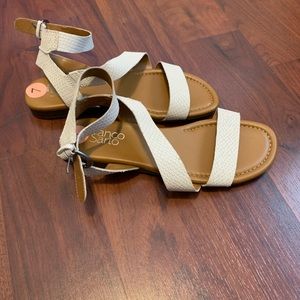 New Beige Franco Sarto Sandals